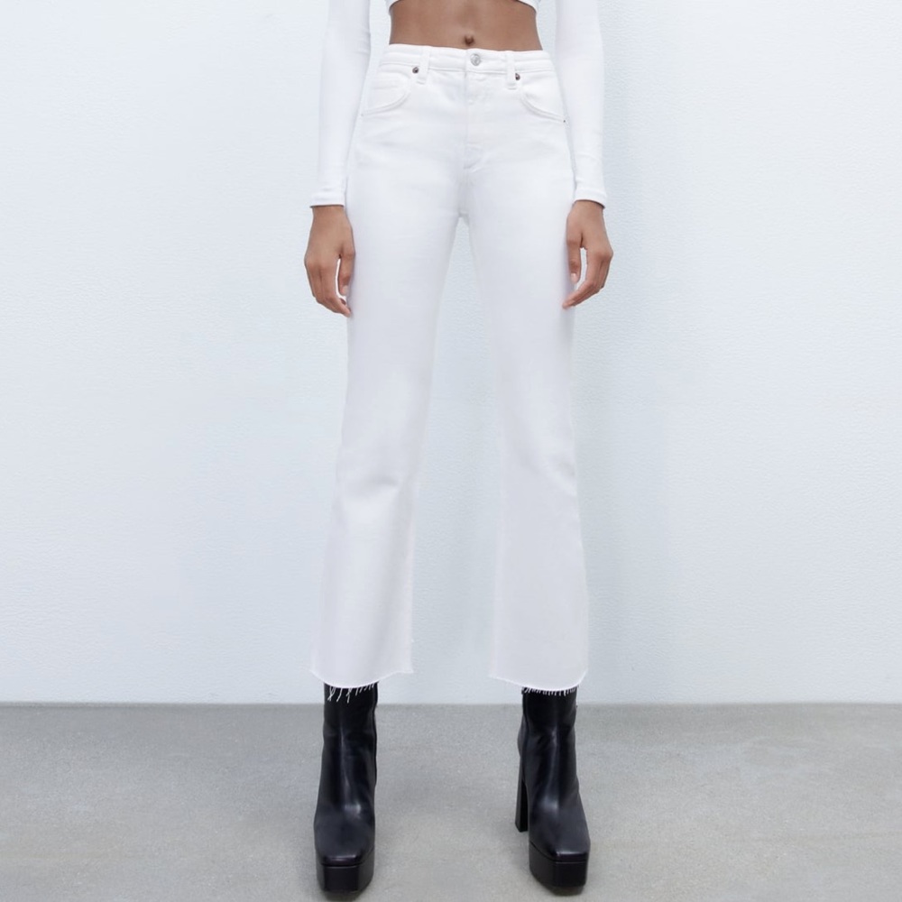 Zara White Jeans